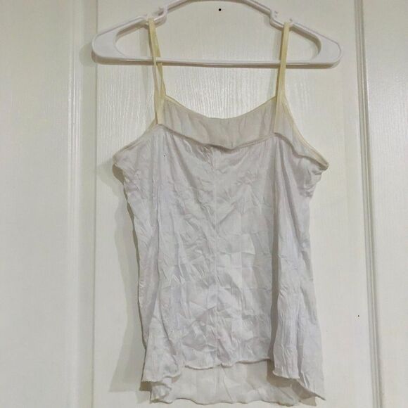 Zenobia Women's Camisole Sleeveless Breathable Tank Top White Plus Size 3X - Picture 4 of 4